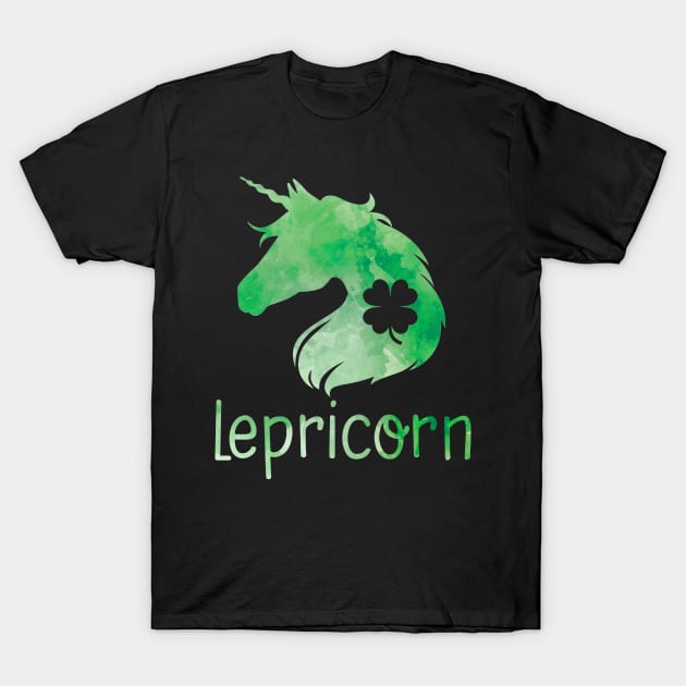 Lepricorn Unicorn Leprechaun St. Patrick's Day T-Shirt T-Shirt by ADKApparel